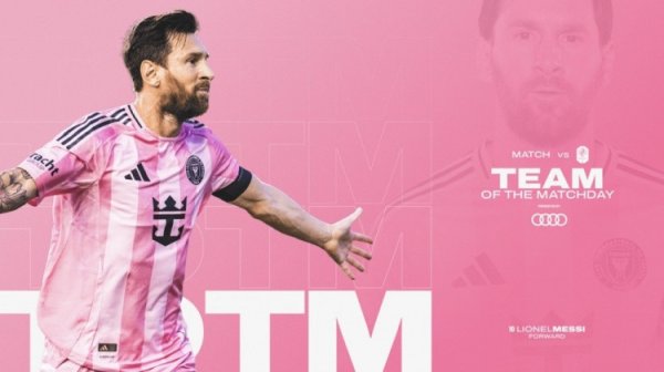Messi đã được chọn cho đội tốt nhất trong vòng này của Liên đoàn Mỹ, và đã được chọn lần thứ 8 trong